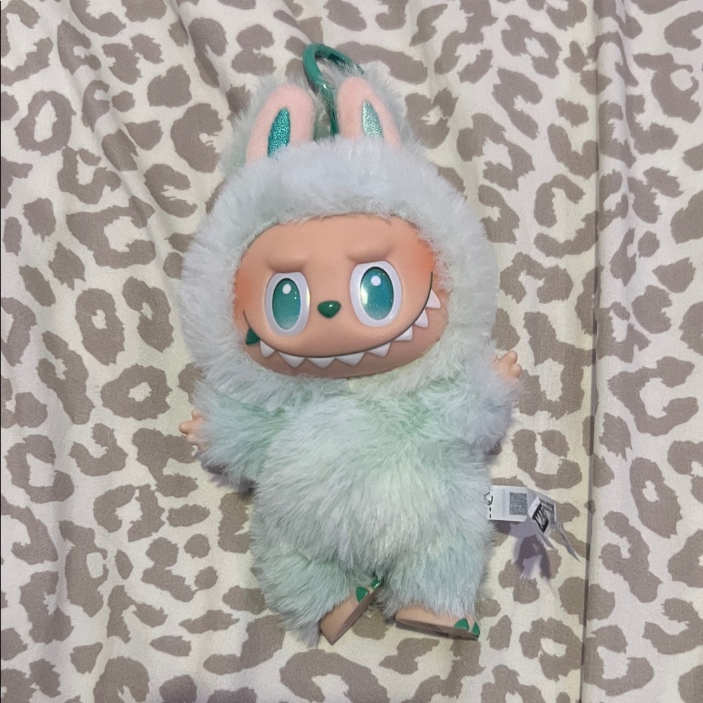 Adorable Green Stuffed Animal Toy From LA popmart